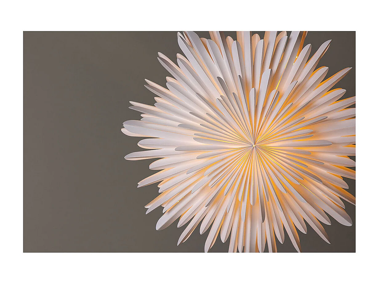 Lampe Suspension Design "Selen" 60cm Blanc