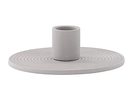 Dian kandelaar grijs.