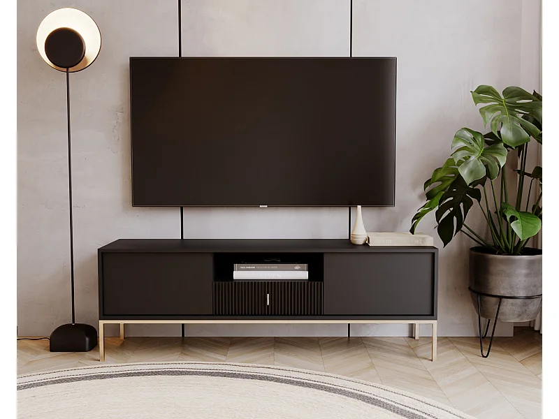 Mobile TV Maggiore 2D1L zwart/goud/goud