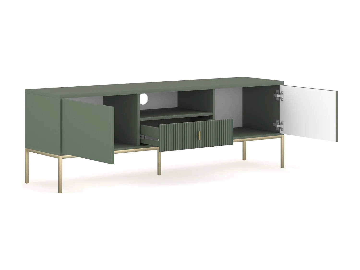 Mobile TV Maggiore 2D1L rookgroen/goud/goud