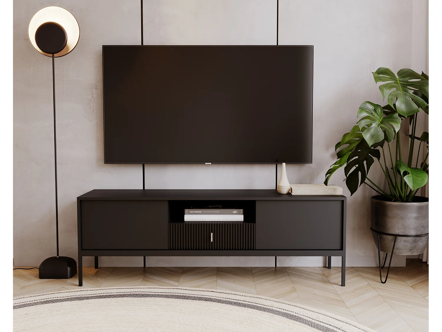 Mobile TV Maggiore 2D1L zwart/zwart/zwart