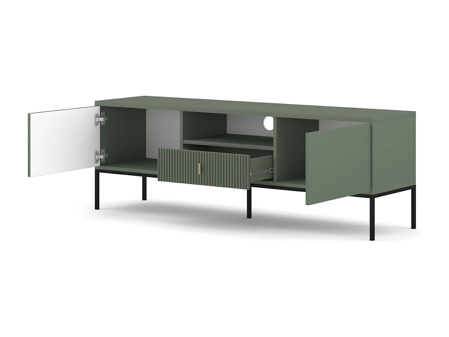 Mobile TV Maggiore 2D1L rookgroen/zwart/goud