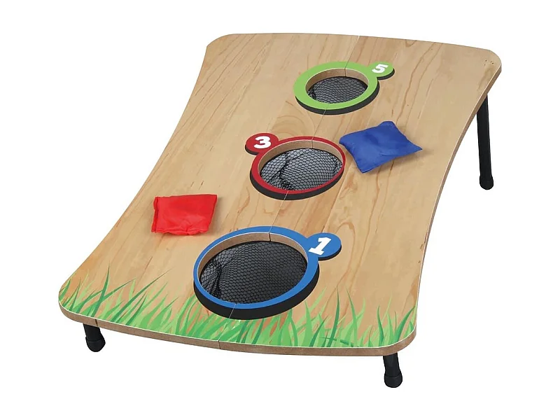 Jeux d'adresse du "lancer de sac" repliable en bois