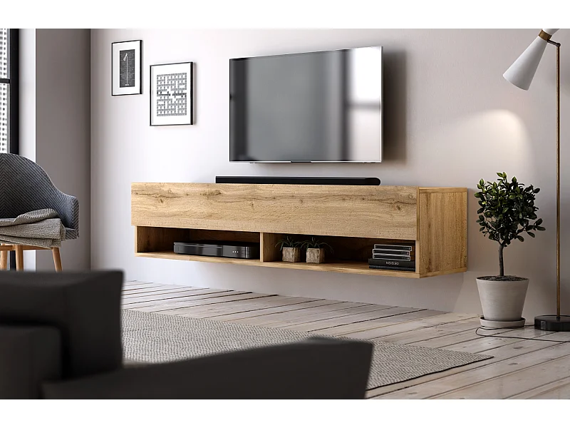 tv-meubel Derby 140 cm eiken Wotan
