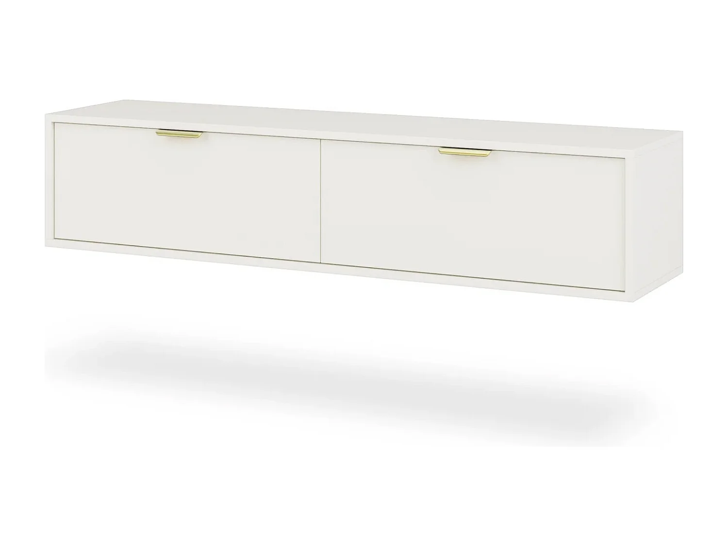 Wand-tv-meubel Lexa 140 cm Wit