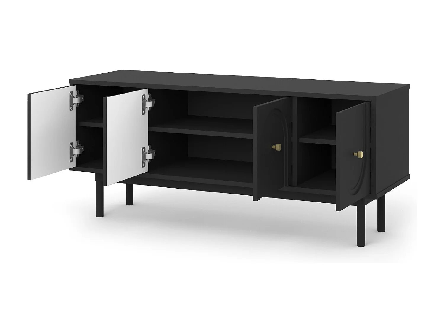 Mobile TV Mazoma 4D zwart/zwart/goud