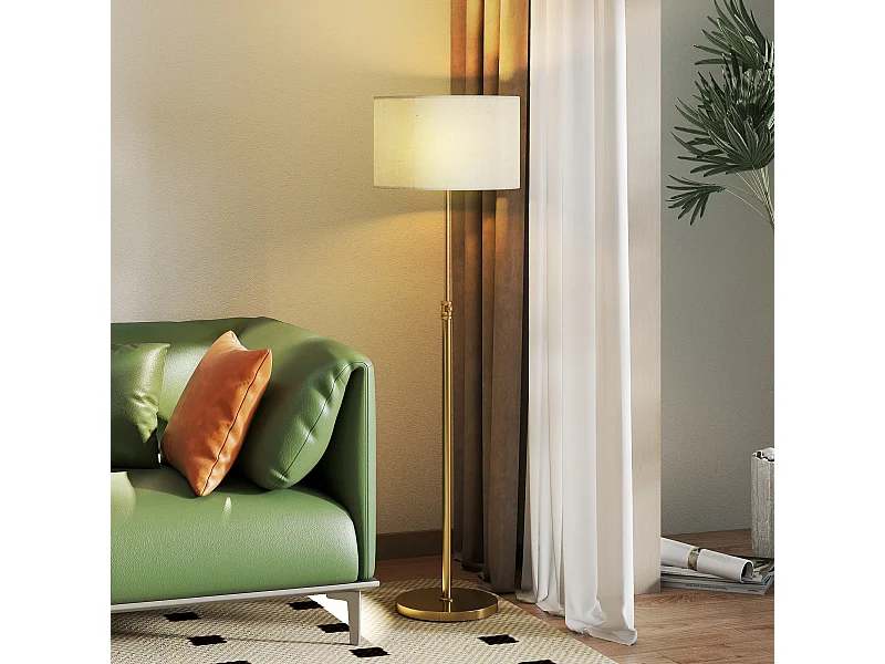 lampada da terra con telecomando e luminosità regolabile 3000k-6000k