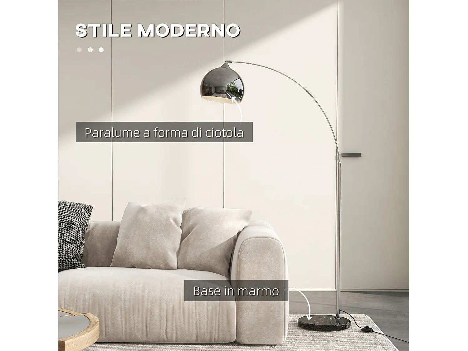 lampada da terra vintage ad arco lampada da pavimento con asta regolabile