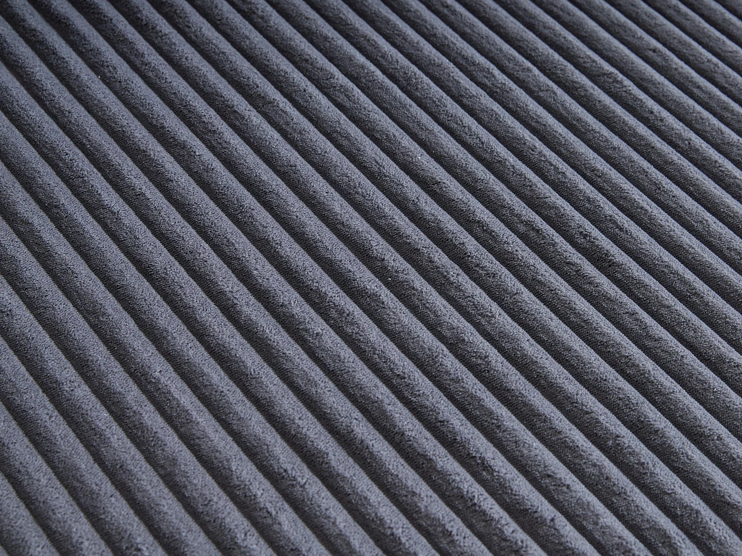 Chaise Longue en Corde Côtelée - Confort Ergonomique - Coussin Amovible 2-en-1 - Support 200kg - Idéale Salon & Bureau