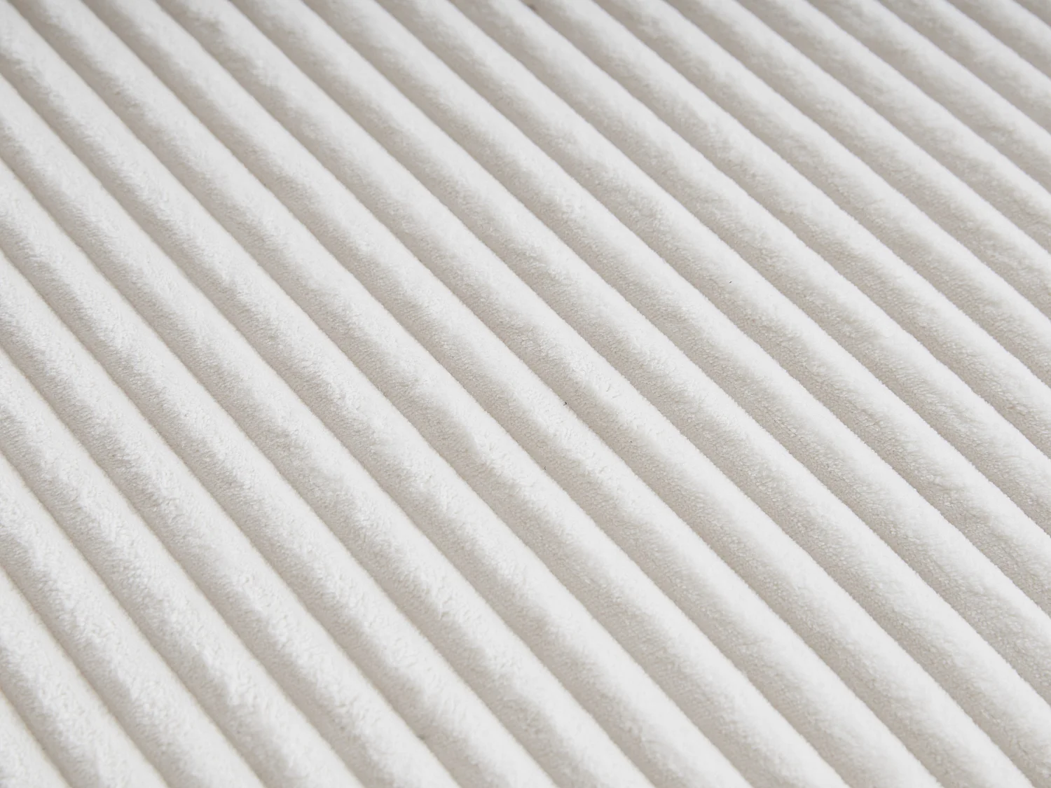 Chaise Longue en Corde Côtelée - Confort Ergonomique - Coussin Amovible 2-en-1 - Support 200kg - Beige - Idéale Salon & Bureau