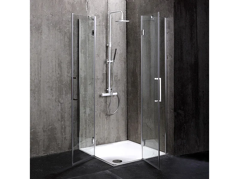 Cabine De Douche 70X70 En Verre 6 Mm Sans Structure | London 