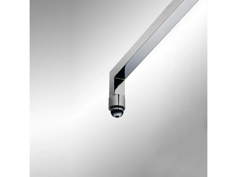 Bras De Support Carrée Pour Pomme De Douche Fixe En Laiton Chromé