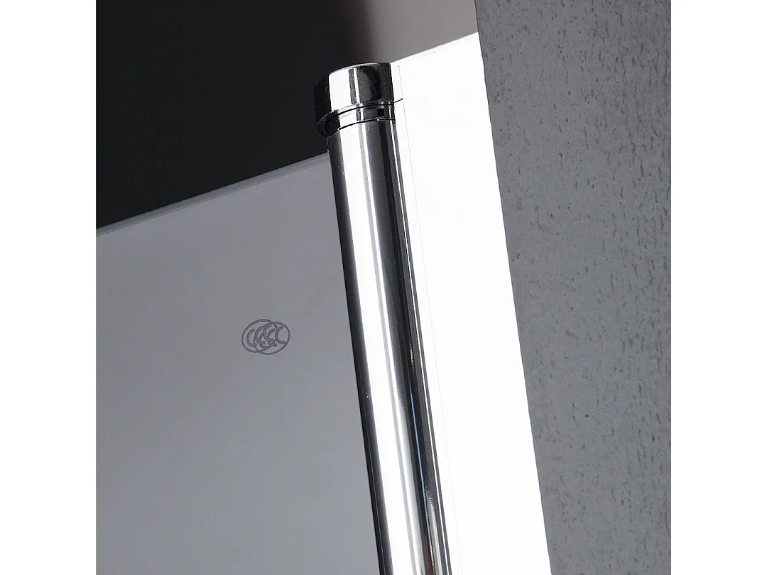 Porte Anti-Panique Pour Douche En Niche 90 Cm Avec Ouverture  Saloon 