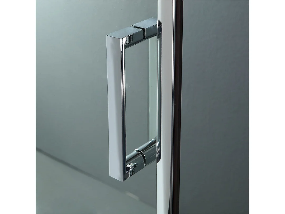 Paroi Fixe Avec Paroi Mobile Reversible Pour Douche En Niche 130 Cm