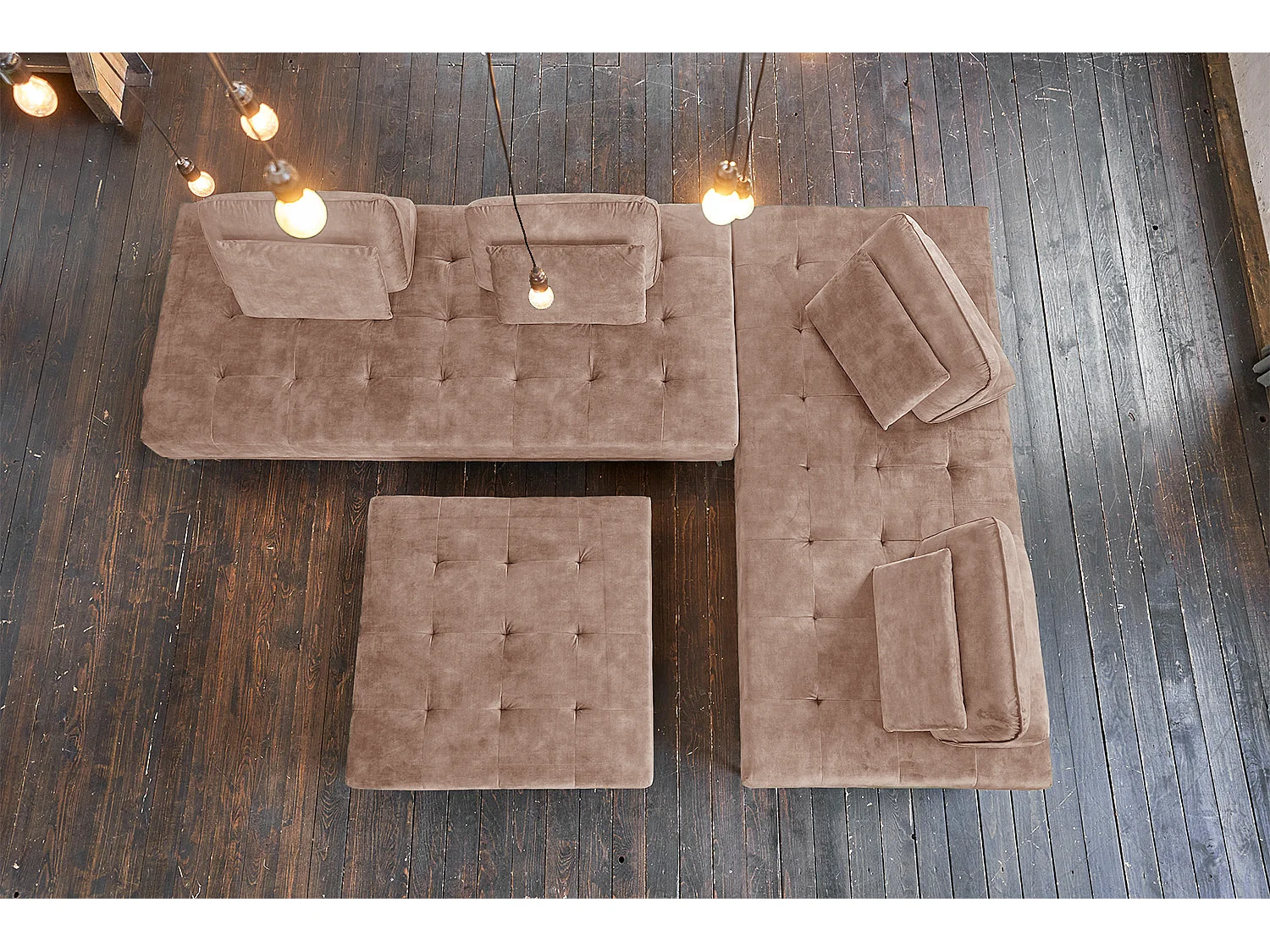 Daybed - Taupe Velvet - WIOLO