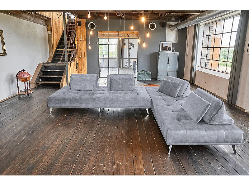 Lit de jour - Gris Velours - WIOLO