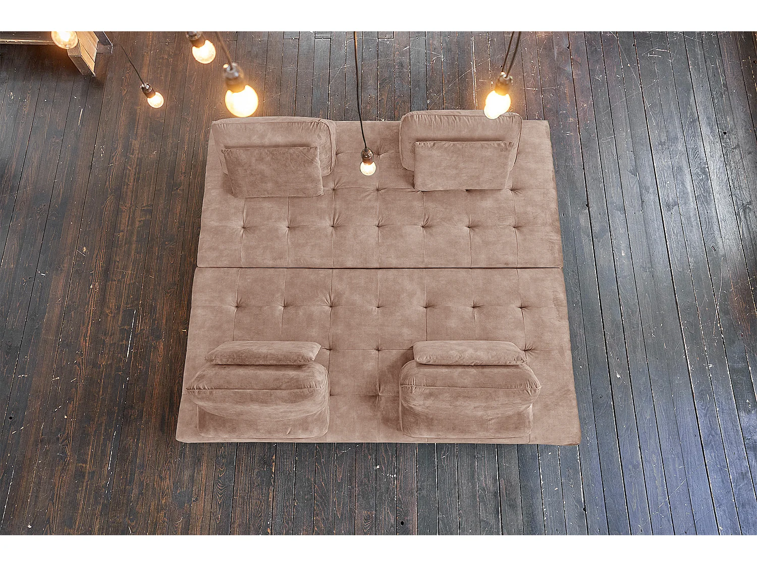 Daybed - Taupe Velvet - WIOLO