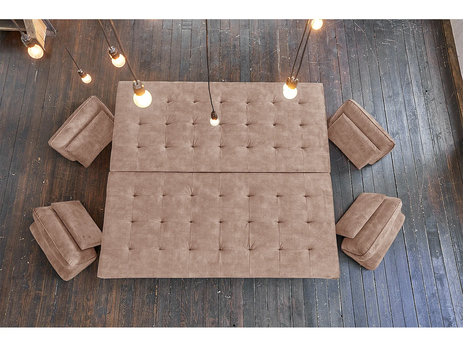 Daybed - Taupe Velvet - WIOLO