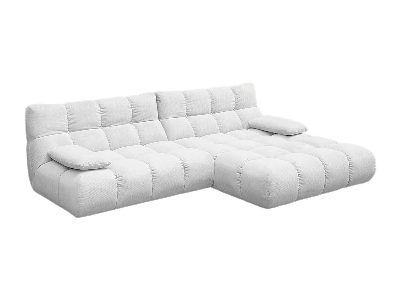 Sofá esquinero - blanco Pana - VIVIEN