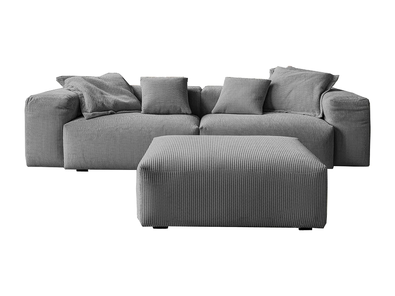Sofa - Grau Cord - CELESTE
