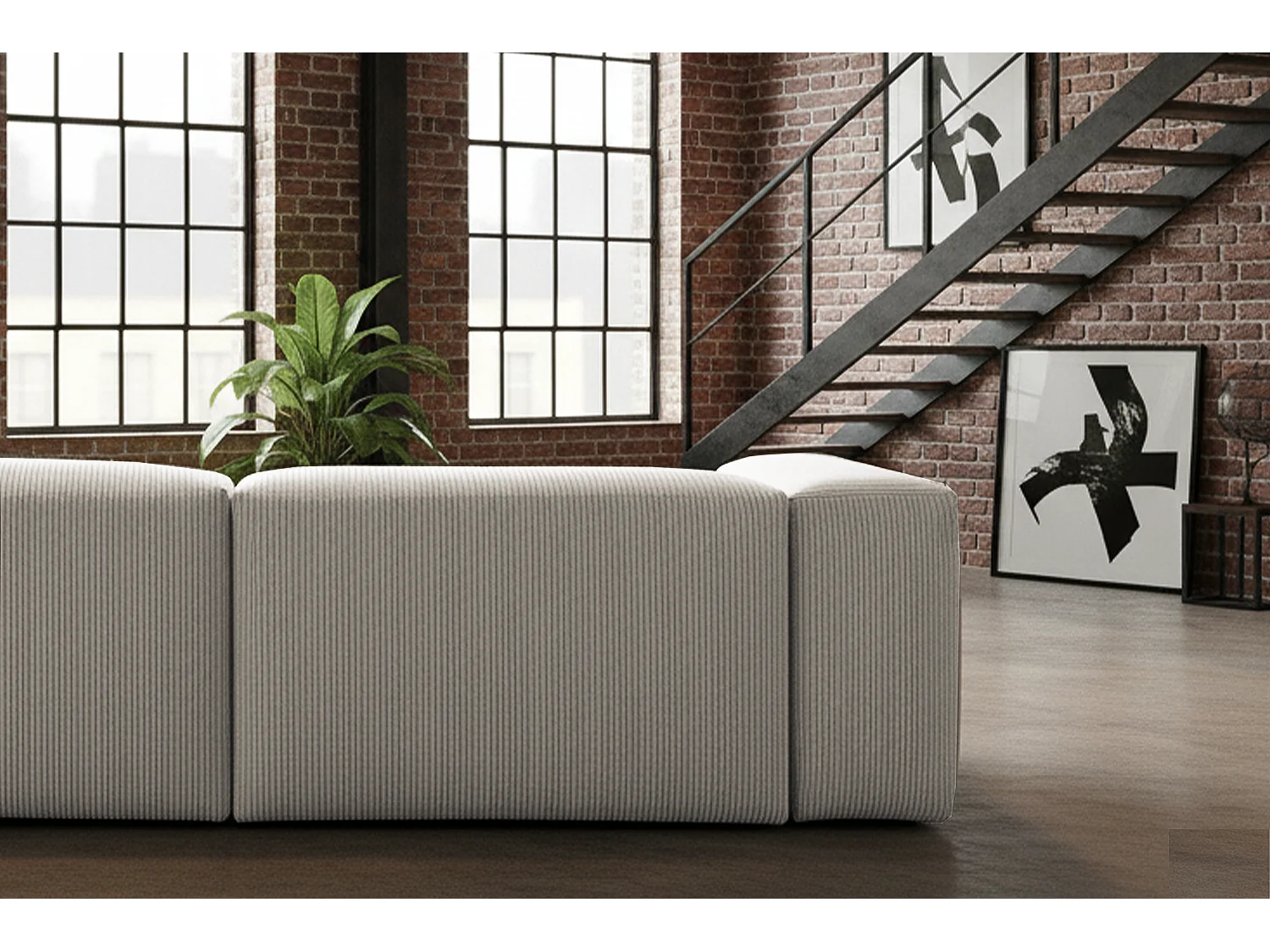 Sofá - gris claro Pana - CELESTE