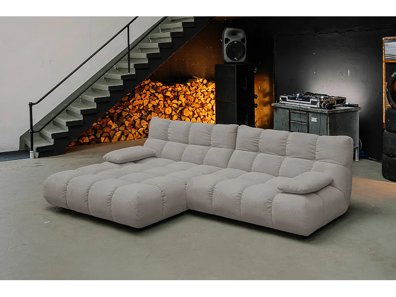 Hoekbank - Grijs Koord - VIVIEN