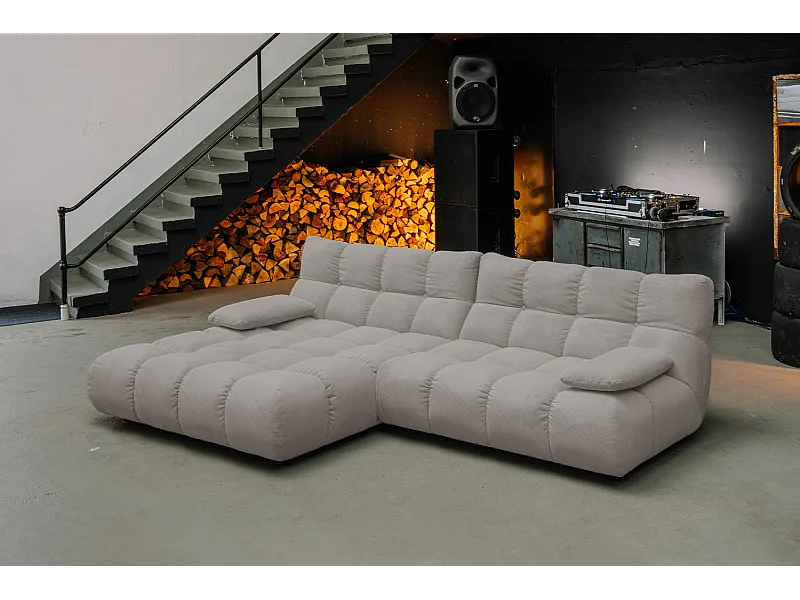 Hoekbank - Grijs Koord - VIVIEN