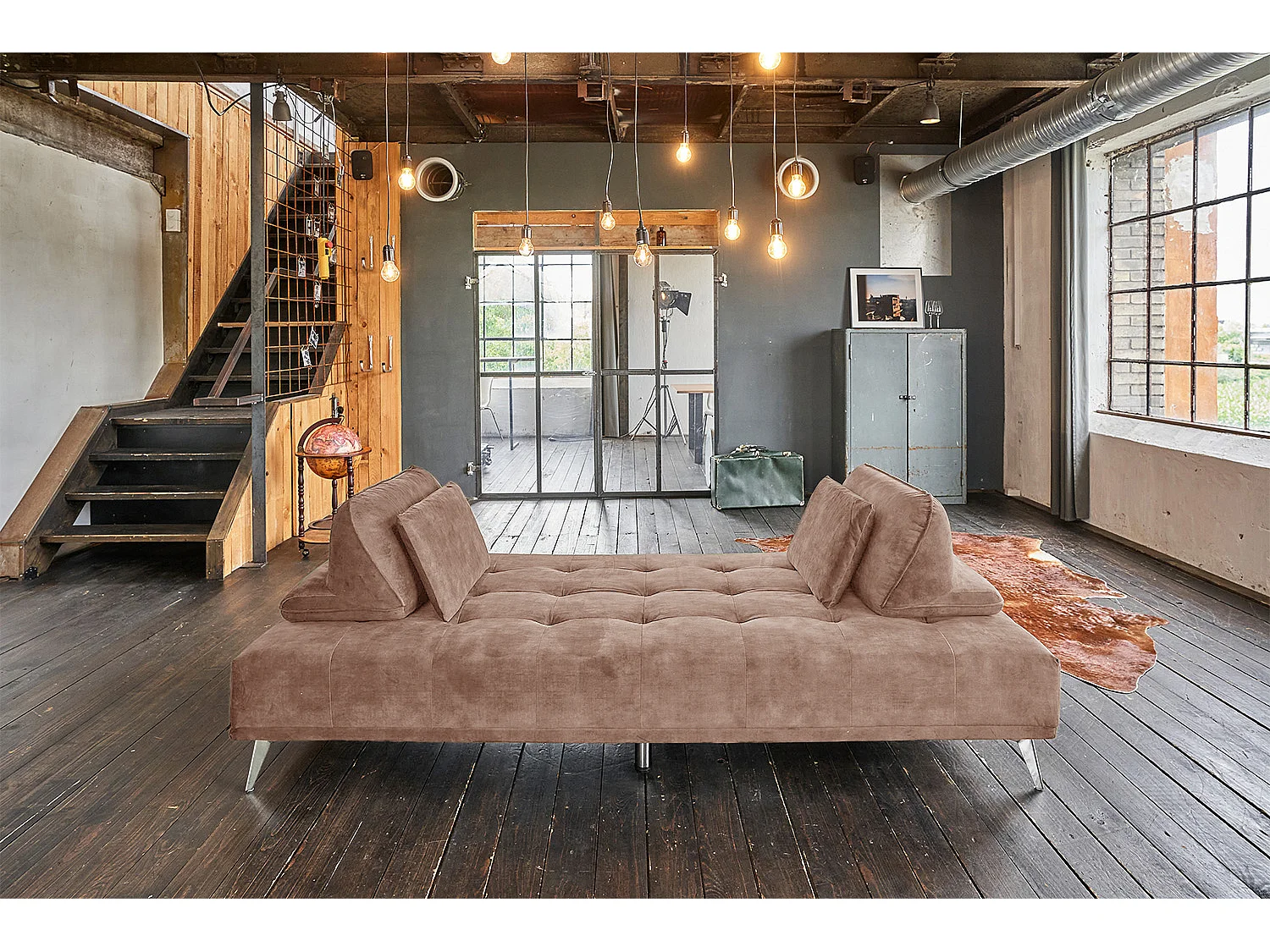 Daybed - Taupe Velvet - WIOLO