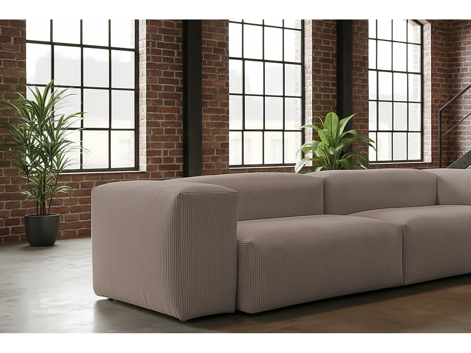 Divano - talpa Velluto a coste - CELESTE