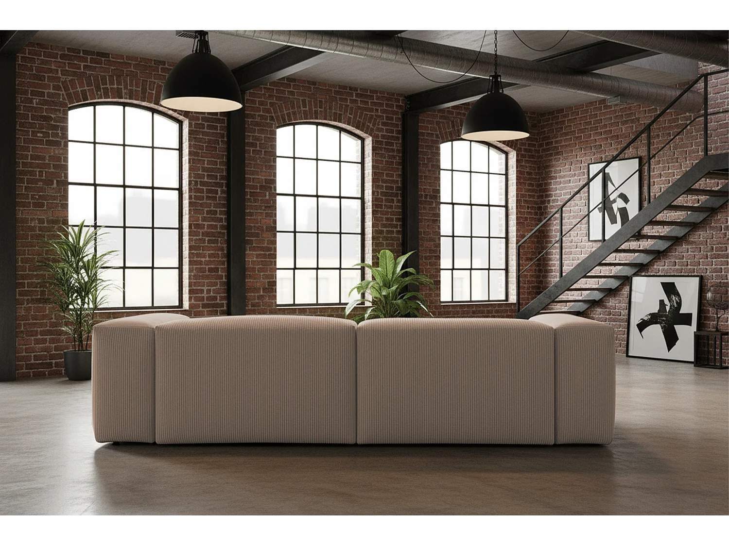 Sofa - Taupe Cord - CELESTE