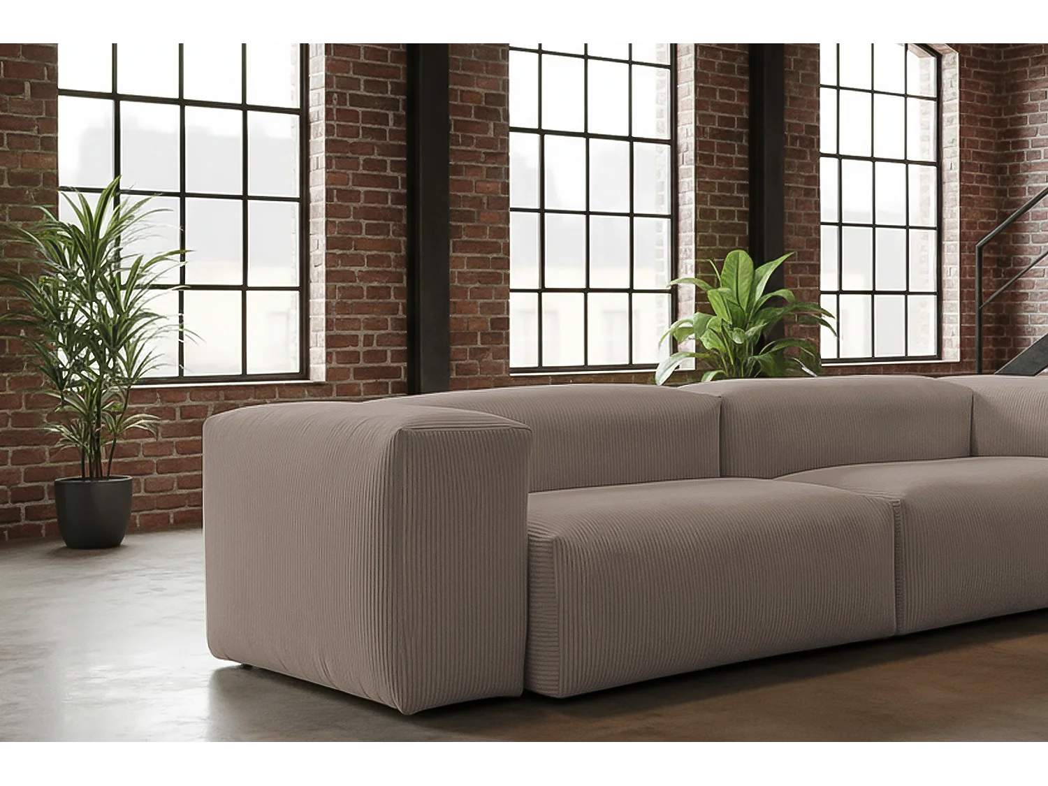 Sofa - Taupe Cord - CELESTE