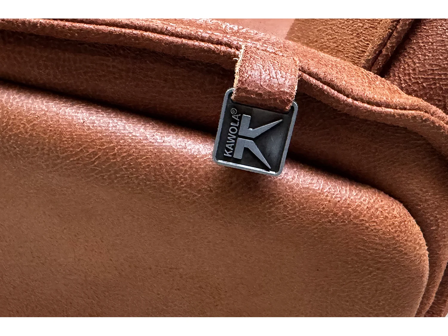 Relaxsessel - Braun Lederfaserstoff - JOSIANE