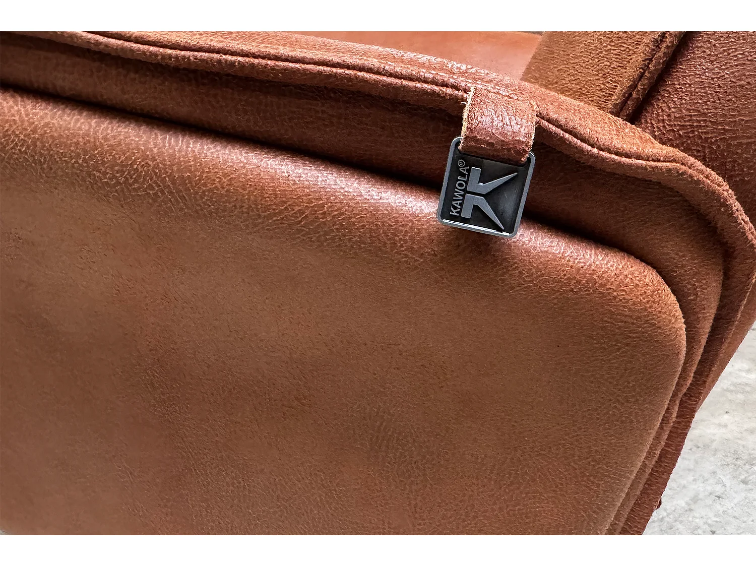 Relaxsessel - Braun Lederfaserstoff - JOSIANE