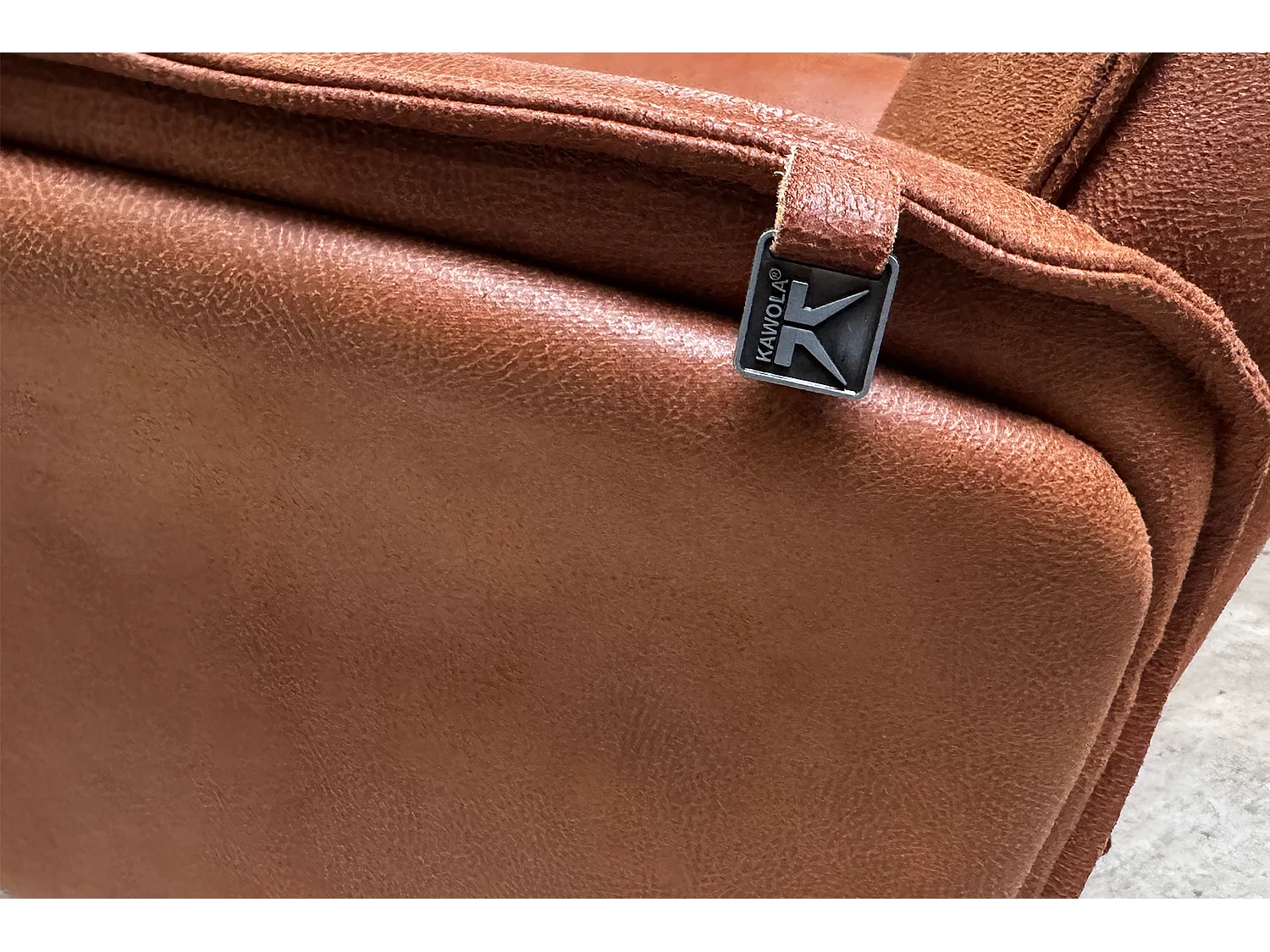 Relaxsessel - Braun Lederfaserstoff - JOSIANE