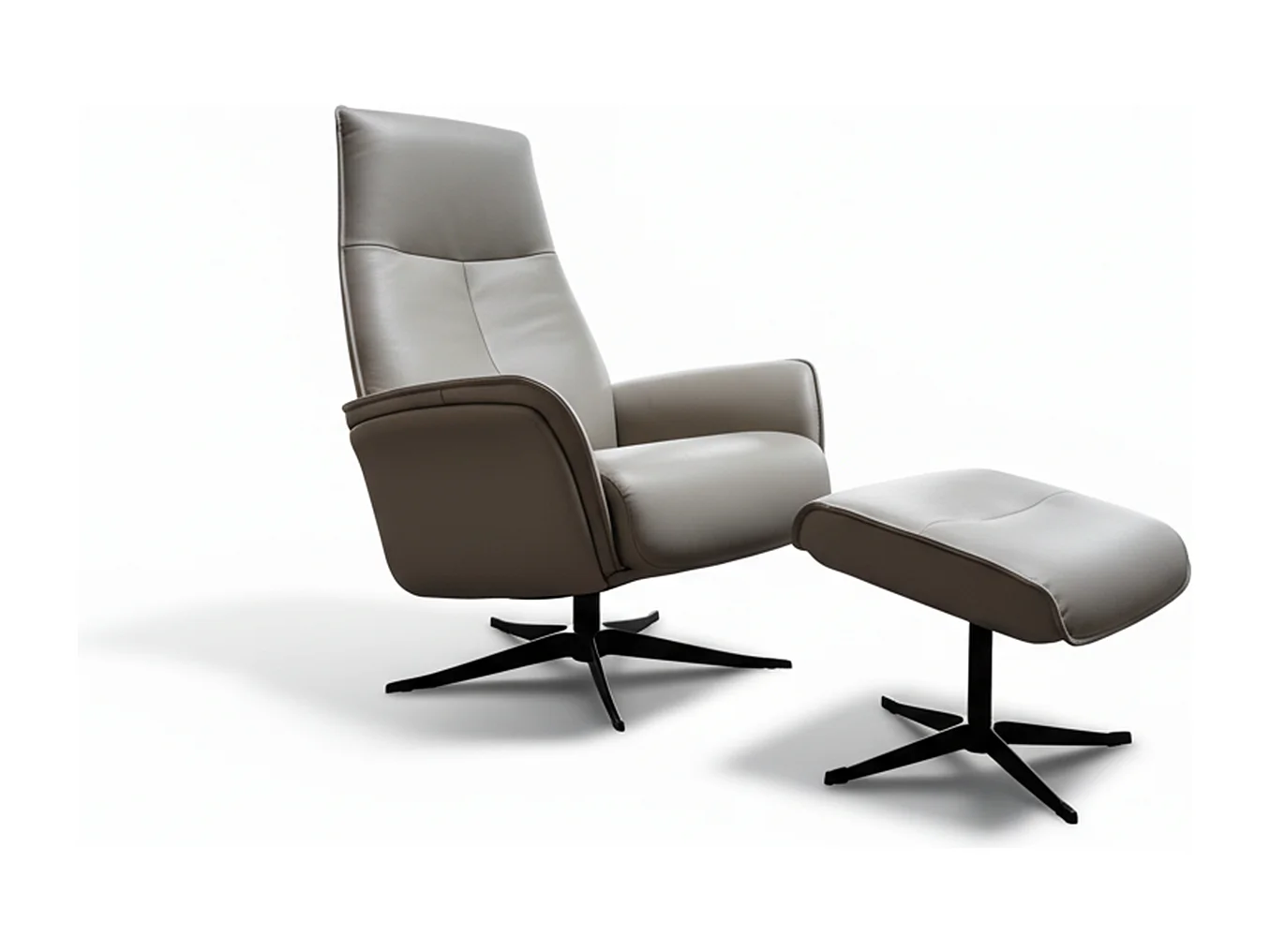 Sillones relax - Gris piel - JOSIANE