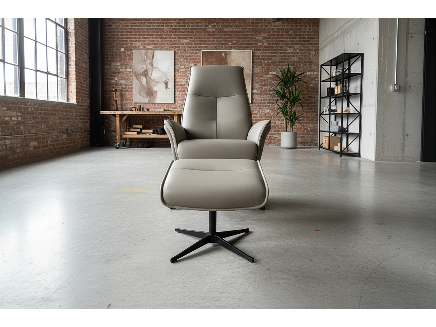 Sillones relax - Gris piel - JOSIANE