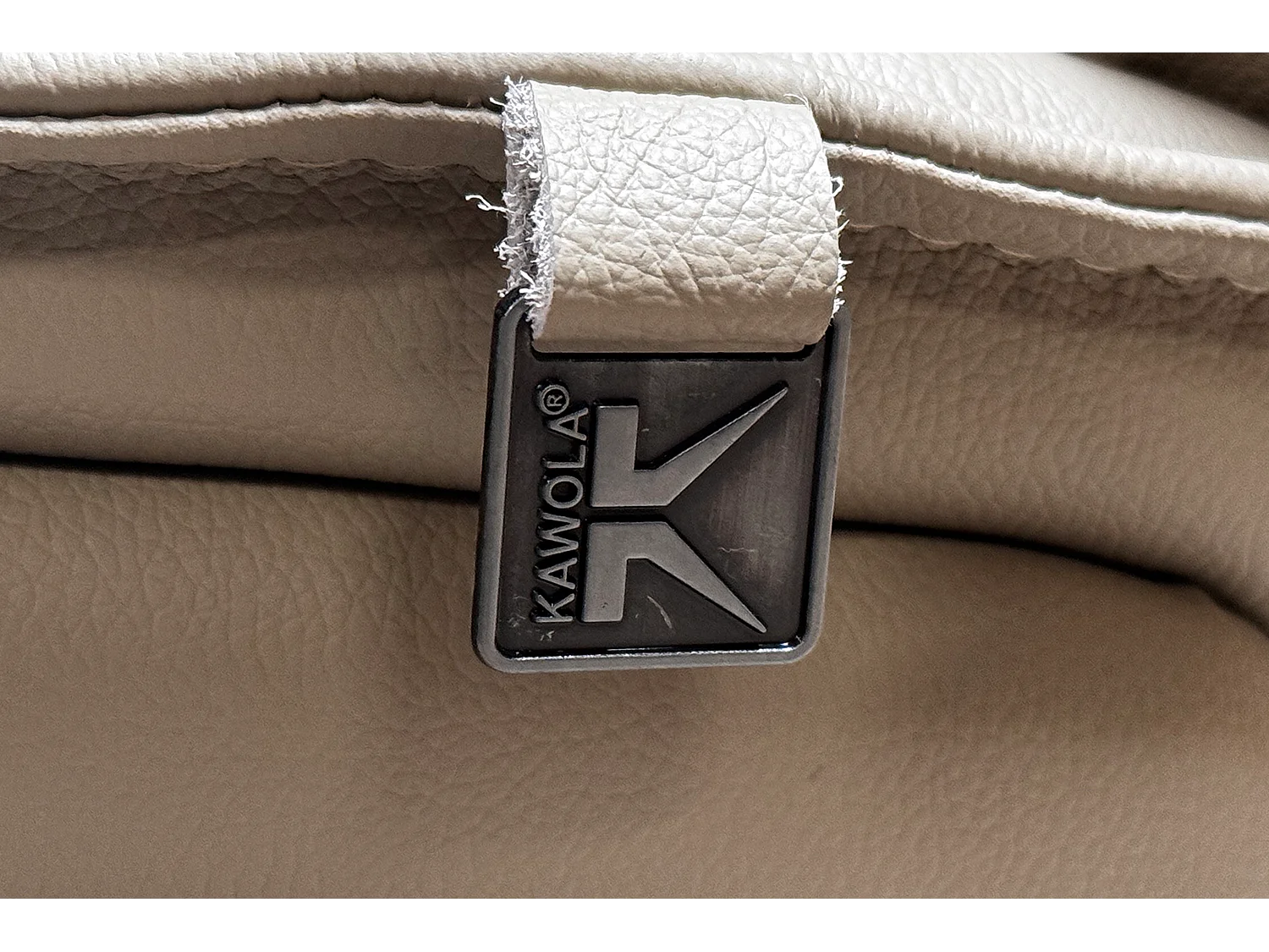 Relaxfauteuil - Grijs Leer - JOSIANE