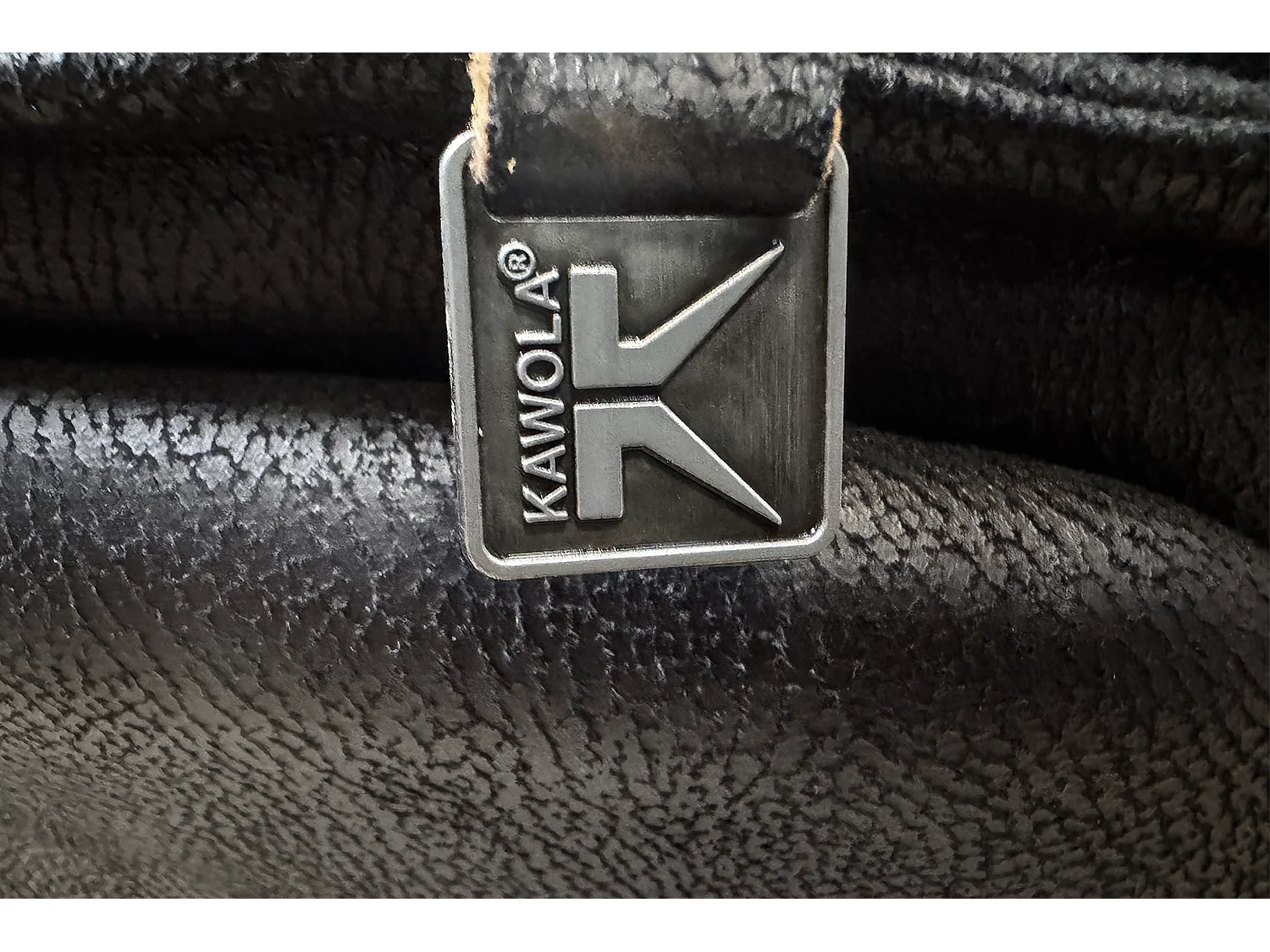 Relaxsessel - Schwarz Lederfaserstoff - JOSIANE