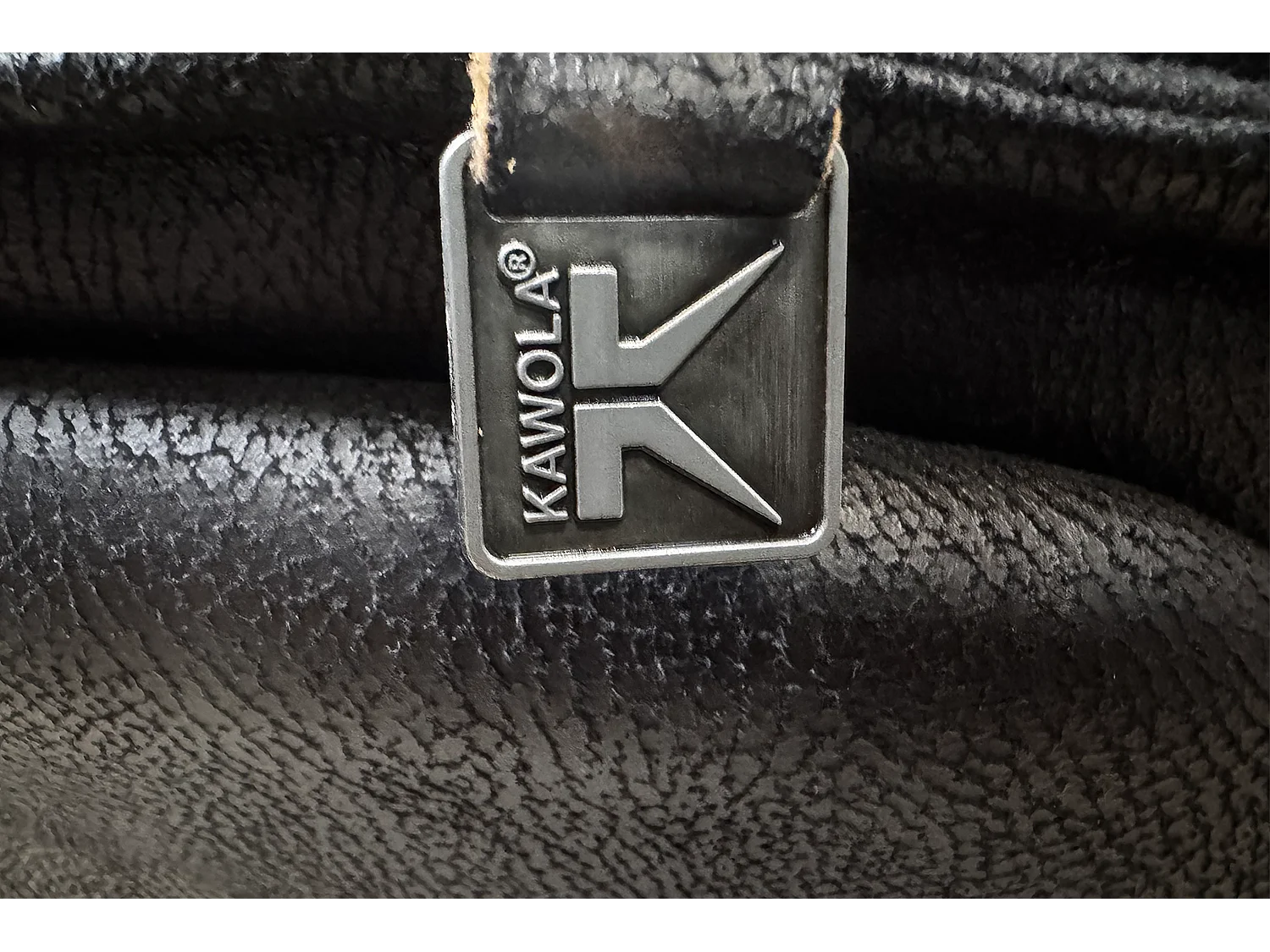 Relaxsessel - Schwarz Lederfaserstoff - JOSIANE