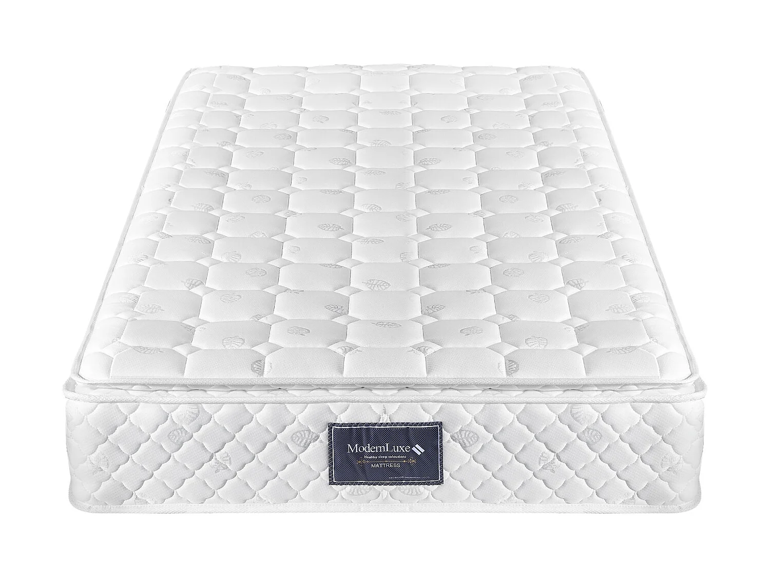 Matelas 90x200 cm - matelas en mousse froide 7 zones - niveau de fermeté H3 - certifié Oeko-Tex - matelas à ressorts