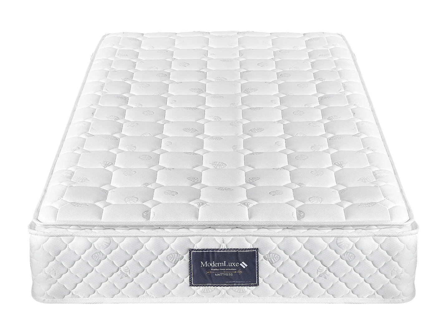 Matelas 90x200 cm - matelas en mousse froide 7 zones - niveau de fermeté H3 - certifié Oeko-Tex - matelas à ressorts