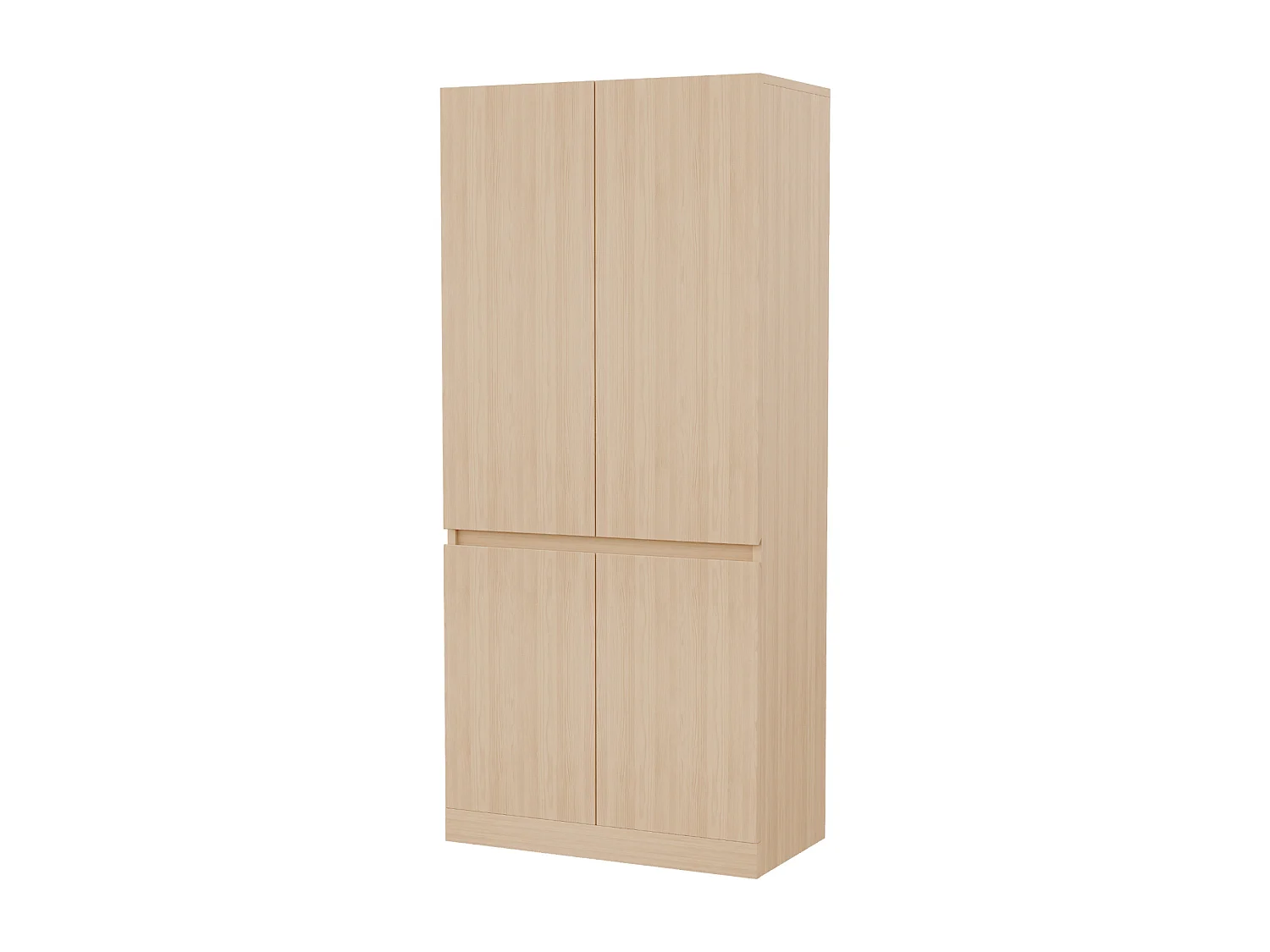 Armoire 70 × 40 × 170 cm- modèle à double porte avec grands compartiments de rangement - bois