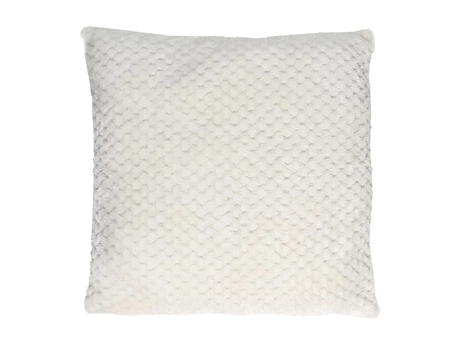 Coussin Blanc Nid d'Abeille 40x40cm - MIVON