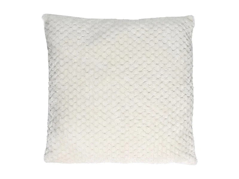 Coussin Blanc Nid d'Abeille 40x40cm - MIVON