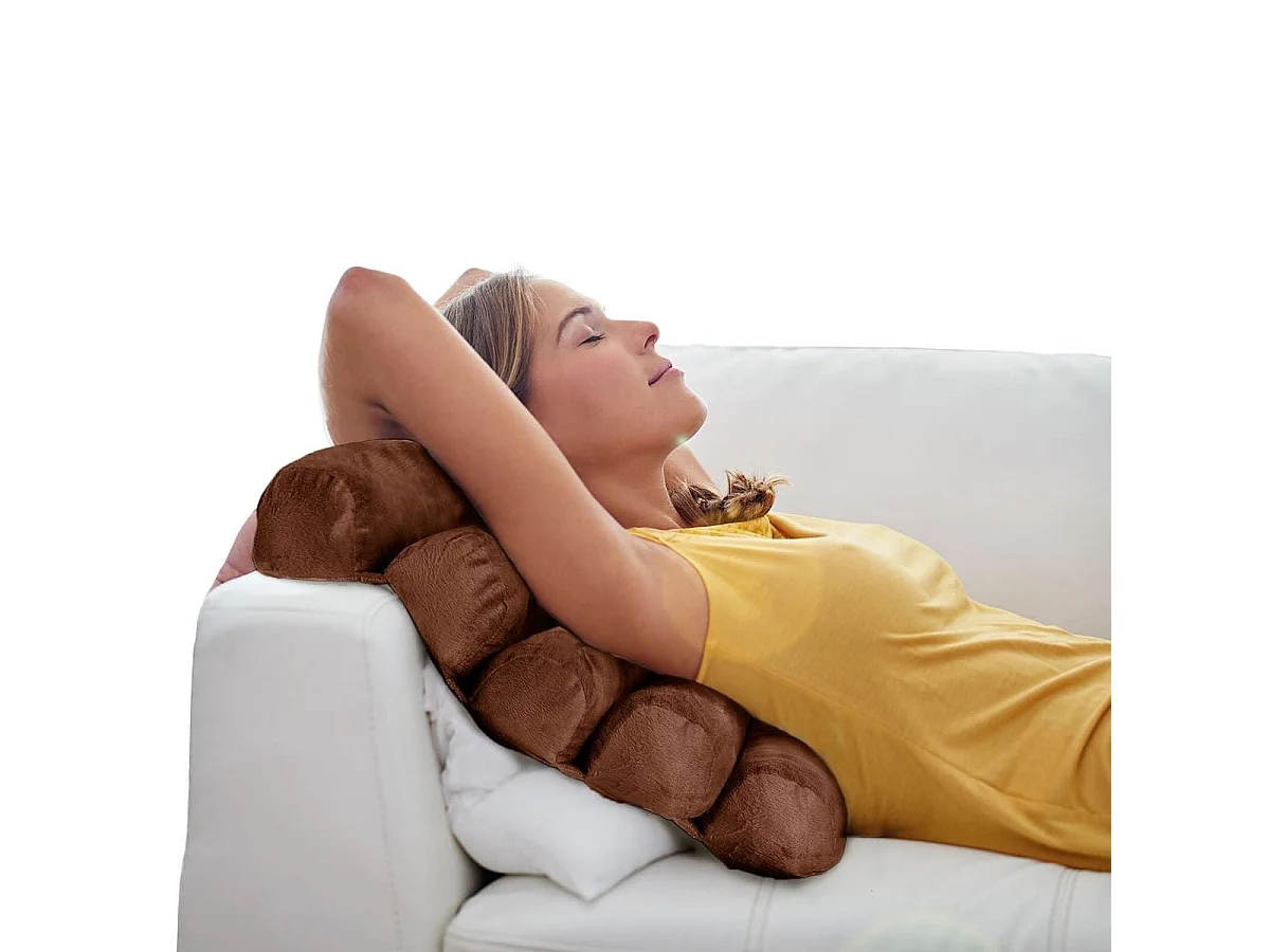 Coussin de Relaxation Modulable Tissu Doux Gris - YOGGY