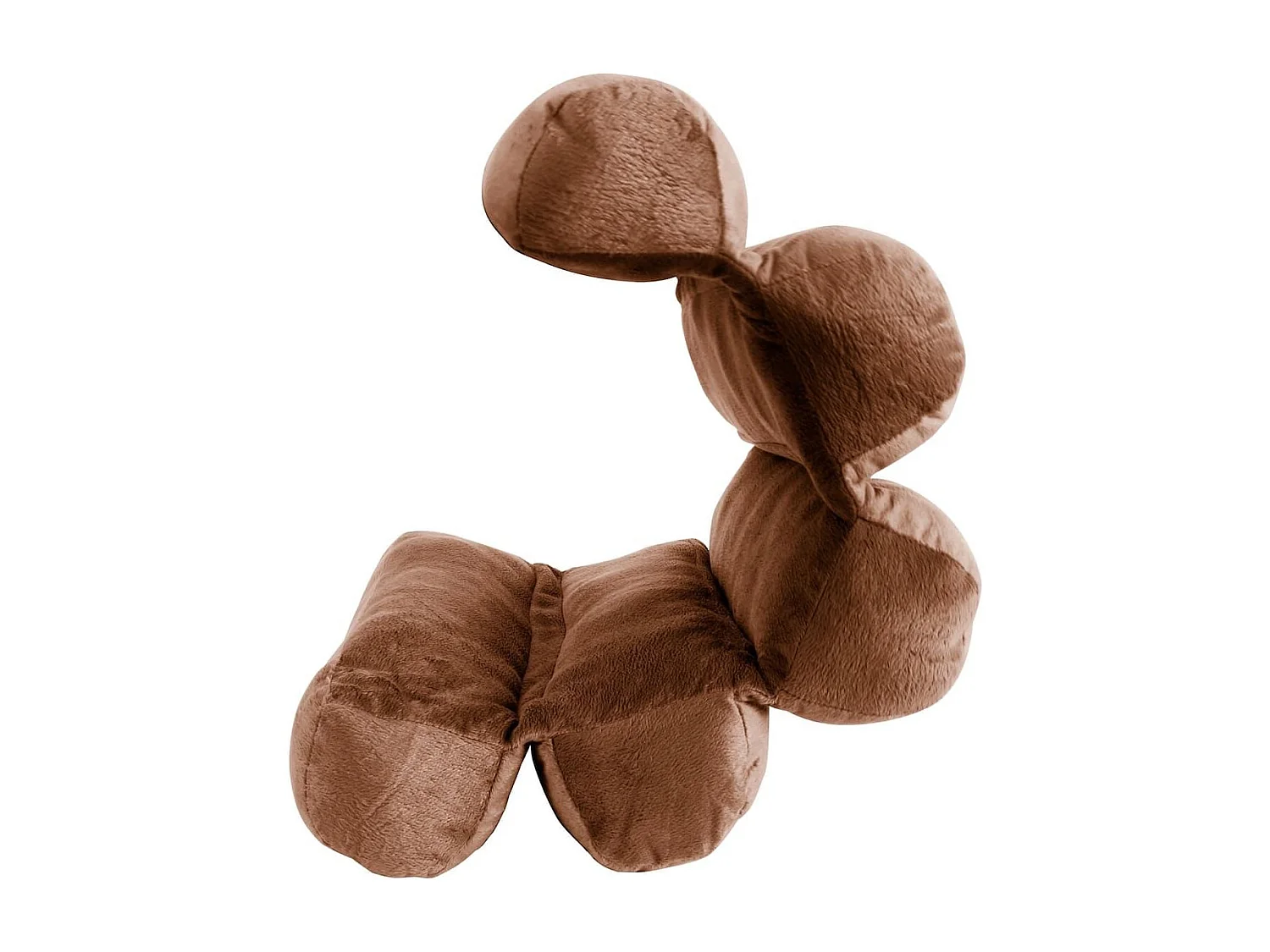 Coussin de Relaxation Modulable Tissu Doux Gris - YOGGY