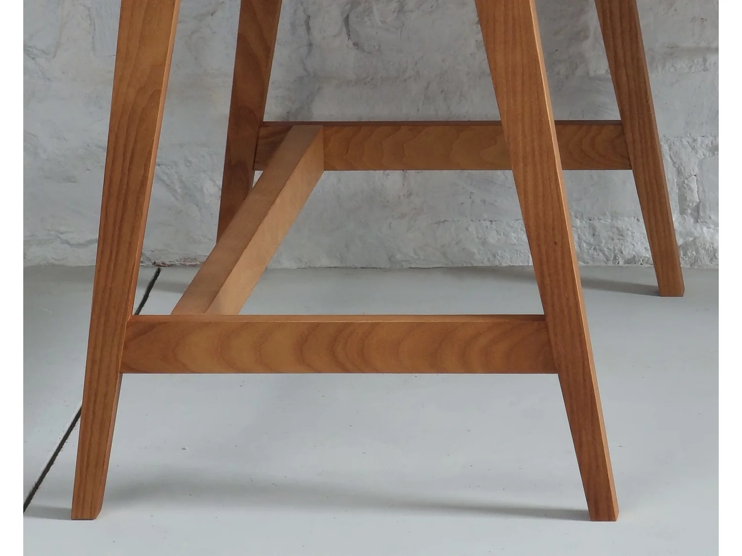 Hoekbureau met 2 lades 135x85cm Luka Noten | Linkerkant