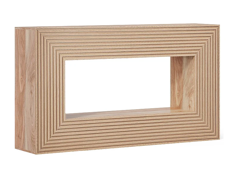 Table console de ferme, 150 x 30 x 83 cm, table de couloir, table basse étroite avec rangement en bois pour entrée, couloir, salon, naturel