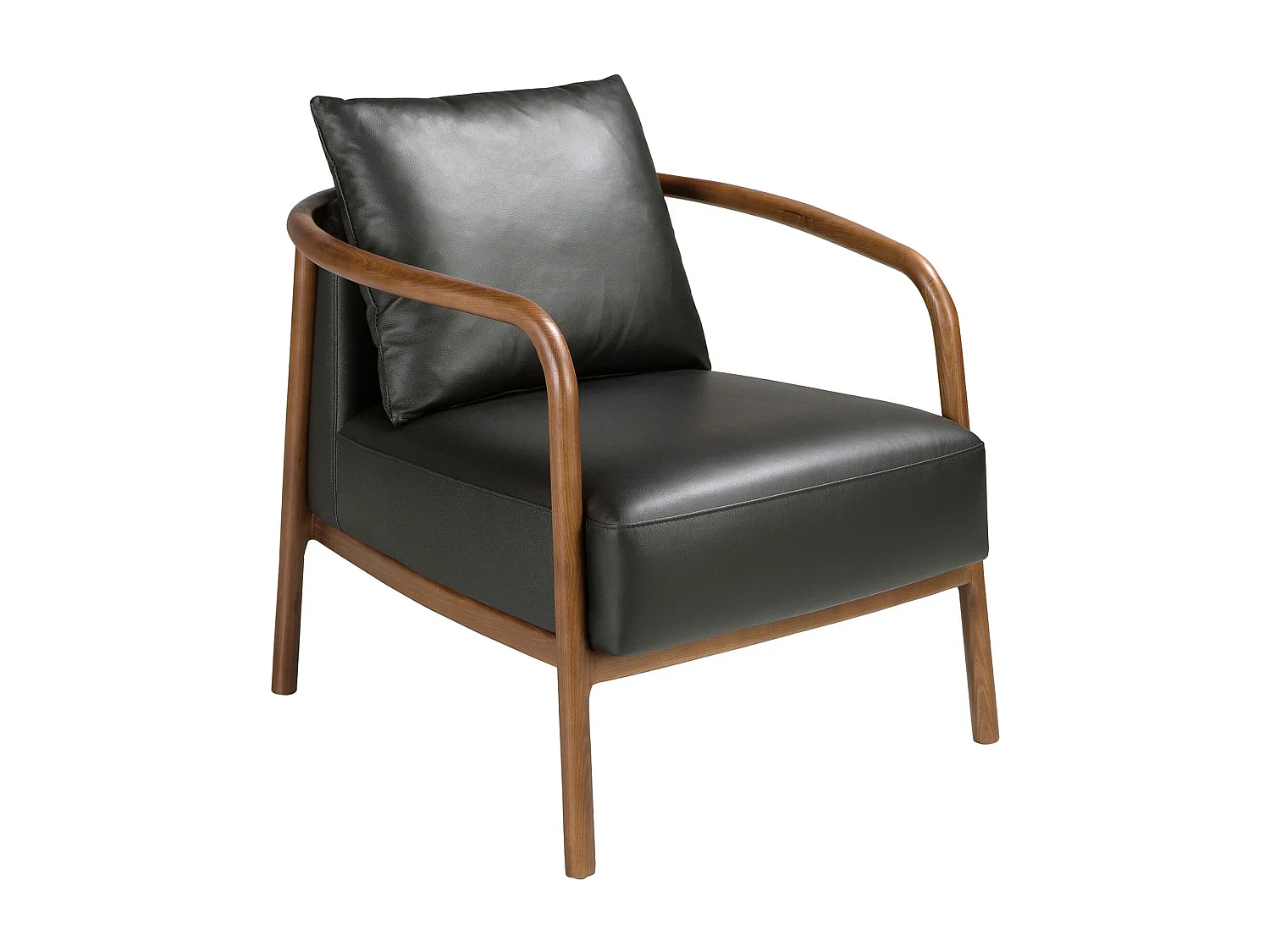 Fauteuil en cuir noir 5178 ANGEL CERDA
