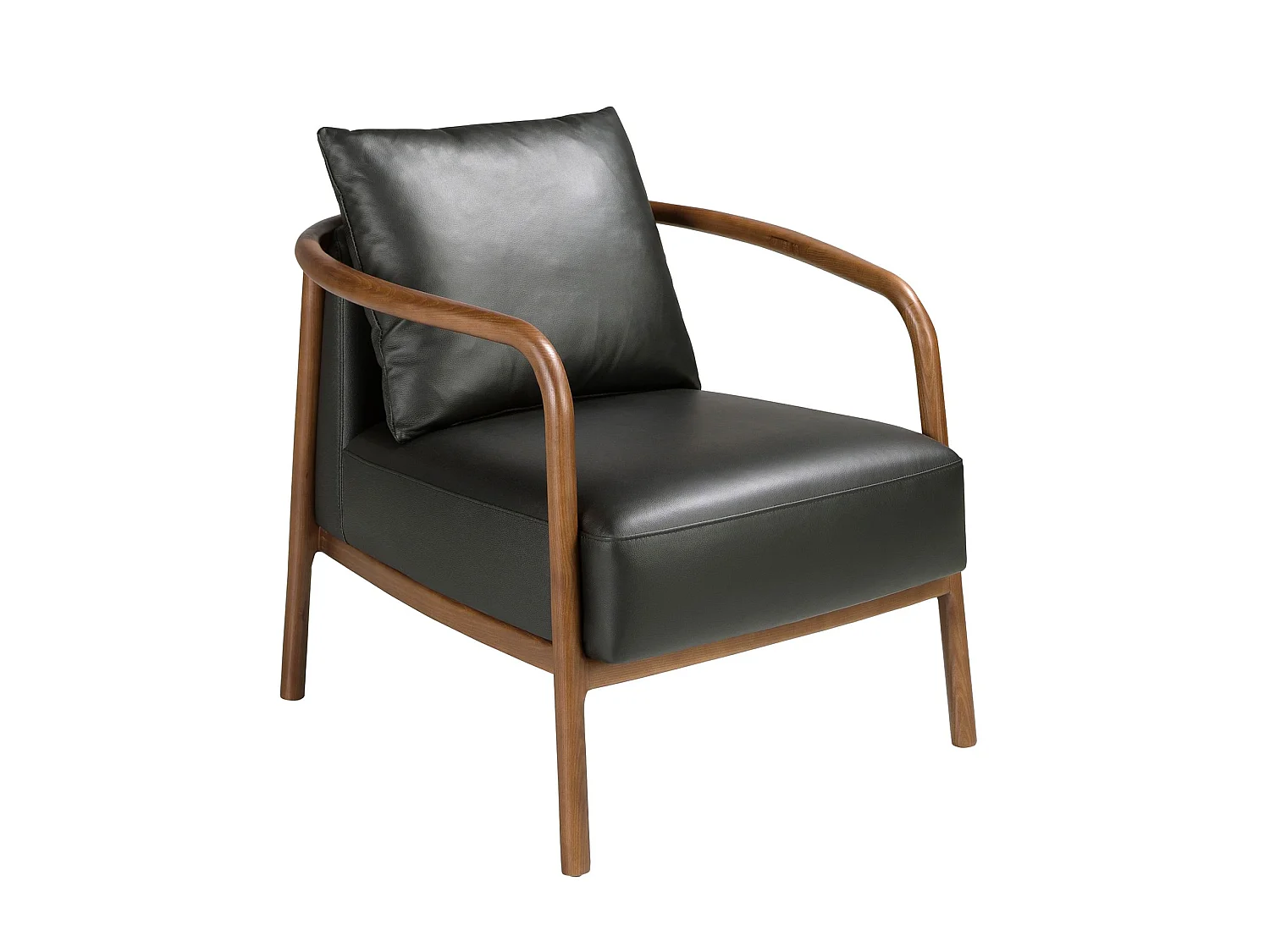 Fauteuil en cuir noir 5178 ANGEL CERDA